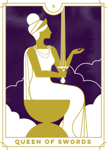 Introducing the 'Everyday Tarot' Book & Deck queen of swords