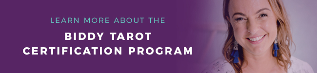 Tarot Certification: Amy’s Story Learn More About The Biddy Tarot Certification Program