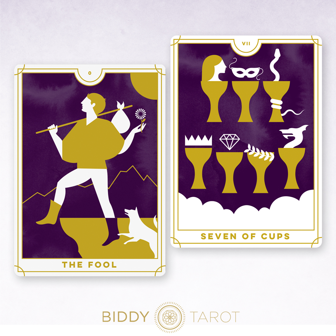 Seven of Cups and the Fool