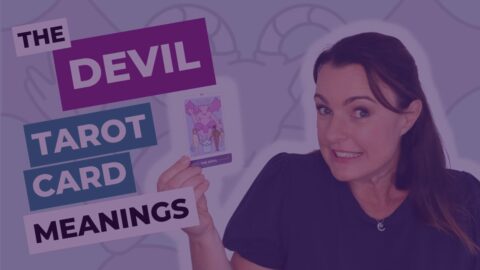 The Devil Tarot Card Meanings YT Blog Thumbnail