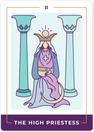 Tarot Birth Cards: Discover Your Inner Self 02-highpriestess
