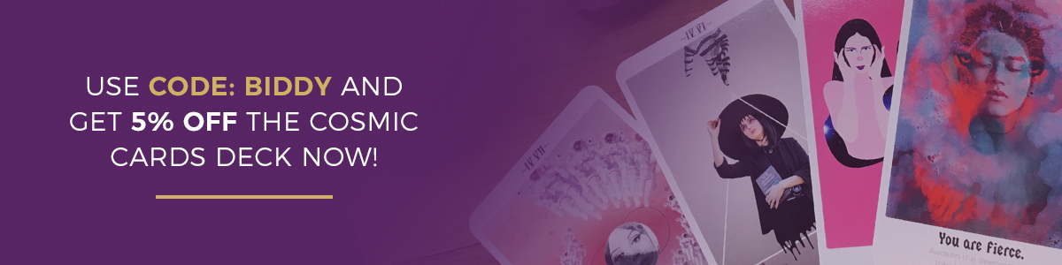 Creating the Cosmic Cards Oracle Deck with Julie Catona 5% off cosmic cards oracle deck