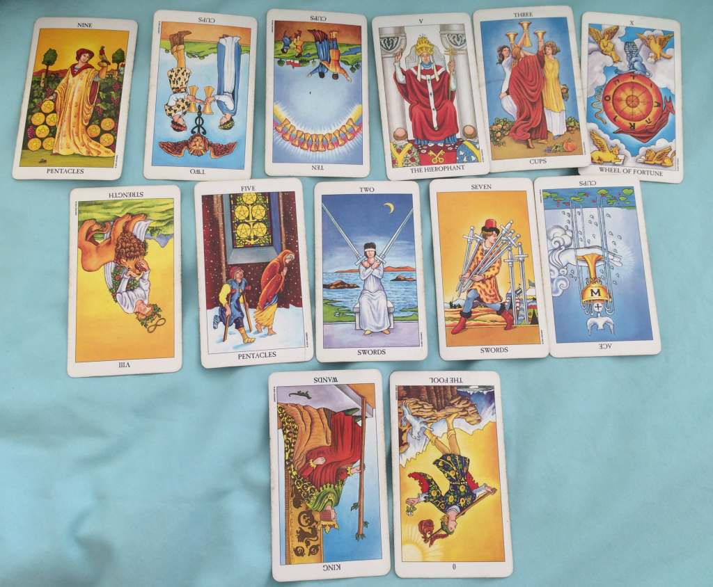 Starting a new business tarot spread